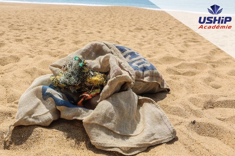 sac pro ramassage plage - USHIP Arcachon & Ocean Rescue Project – Le sac de ramassage indispensable pour nos océans !